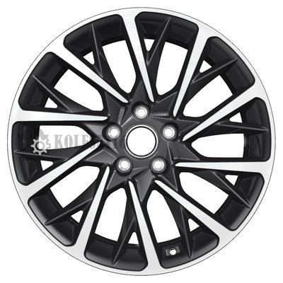 Khomen Wheels KHW1804 (Kuga) Black-FP 7.5x18/5x108 D63.3 ET52.5  
