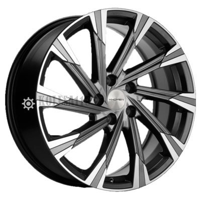 Khomen Wheels KHW1901 (Sportage) Gray-FP 7.5x19/5x114.3 D67.1 ET50.5  