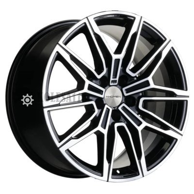 Khomen Wheels KHW1904 (Camry) Black-FP 8.5x19/5x114.3 D60.1 ET45  