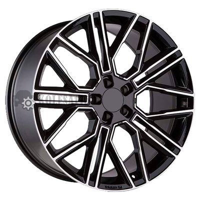 Khomen Wheels KHW2101 (Q7/Touareg) Black-FP 9.5x21/5x112 D66.6 ET31  