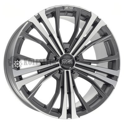 OZ Cortina Matt Dark Graphite Diamond Cut 10x19/5x112 D75 ET31  