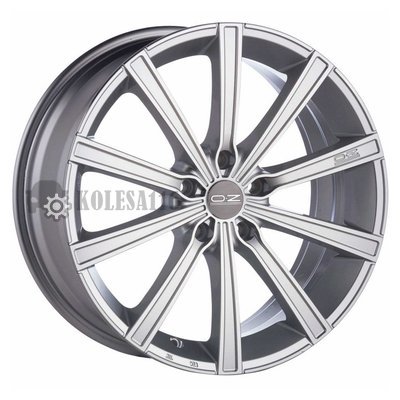 OZ Lounge 10 Metal Silver Diamond Cut 8x19/5x120 D79 ET40  