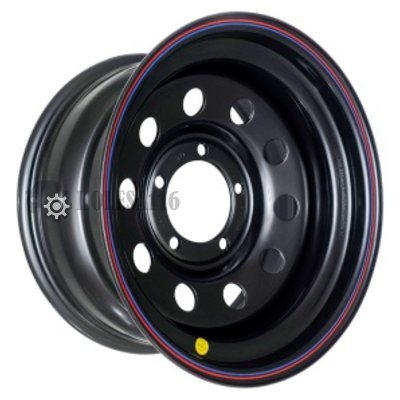 Off-Road Wheels УАЗ (треуг. мелкий) черный 8x17/5x139.7 D110 ET-19  