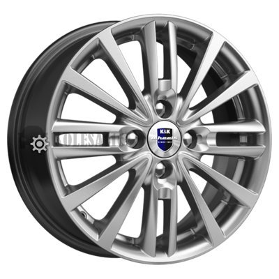 K&K Модена-оригинал (КС747) Сильвер SK 6x15/4x100 D60.1 ET50  