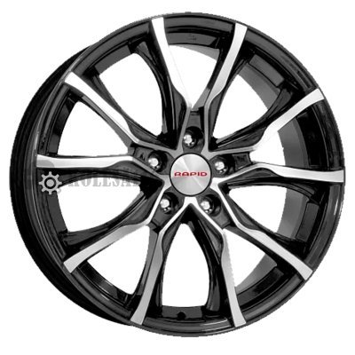 K&K Твист (КС697М) Алмаз черный 7.5x17/5x114.3 D71.6 ET38  